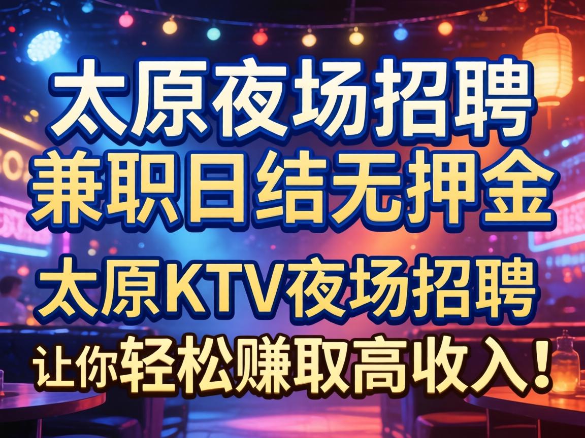 太原夜场招聘兼职日结无押金，太原KTV夜场招聘，抓住机会让你轻松赚取高收入！