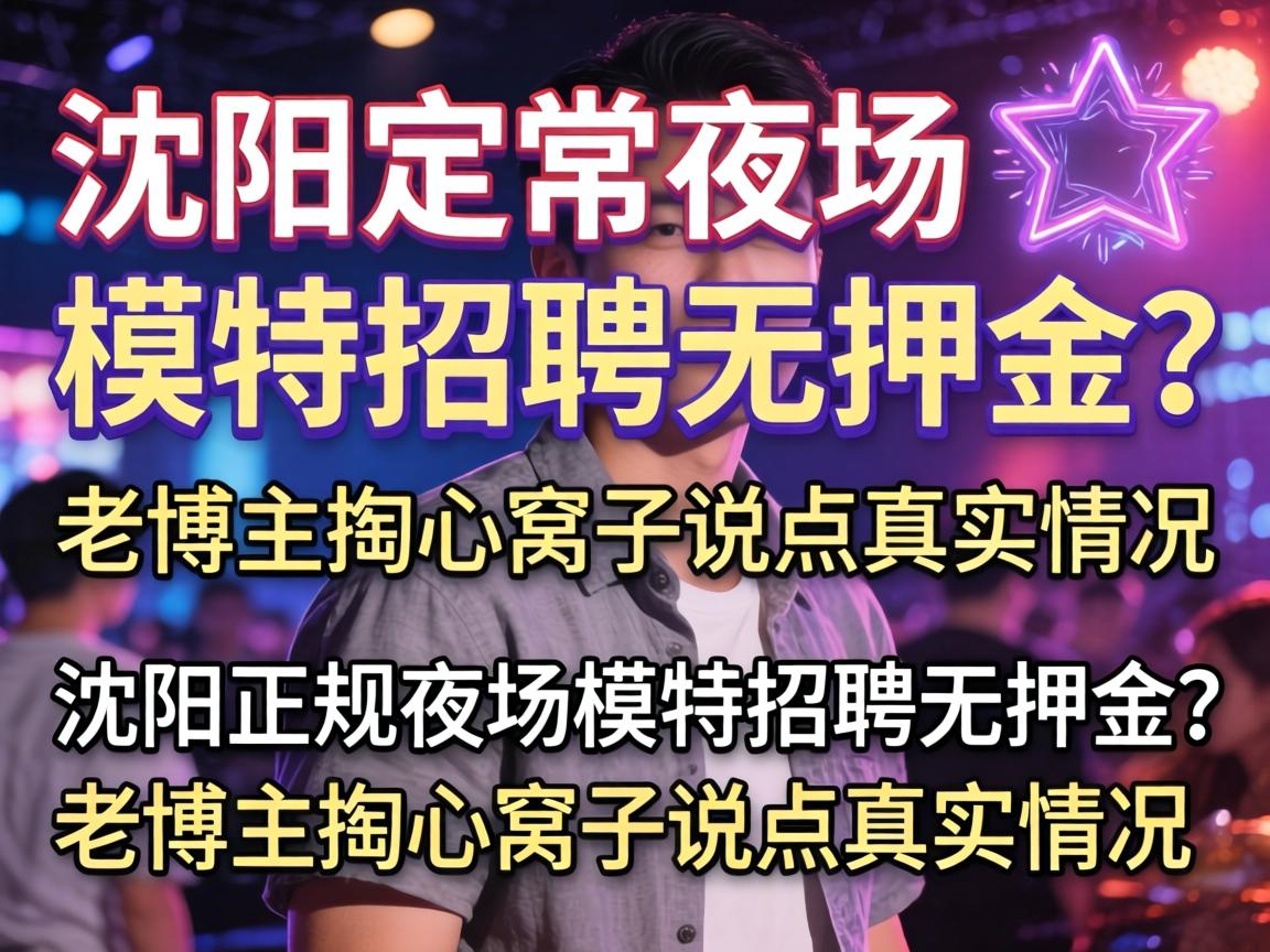 沈阳正规夜场模特招聘无押金?老博主掏心窝子说点真实情况