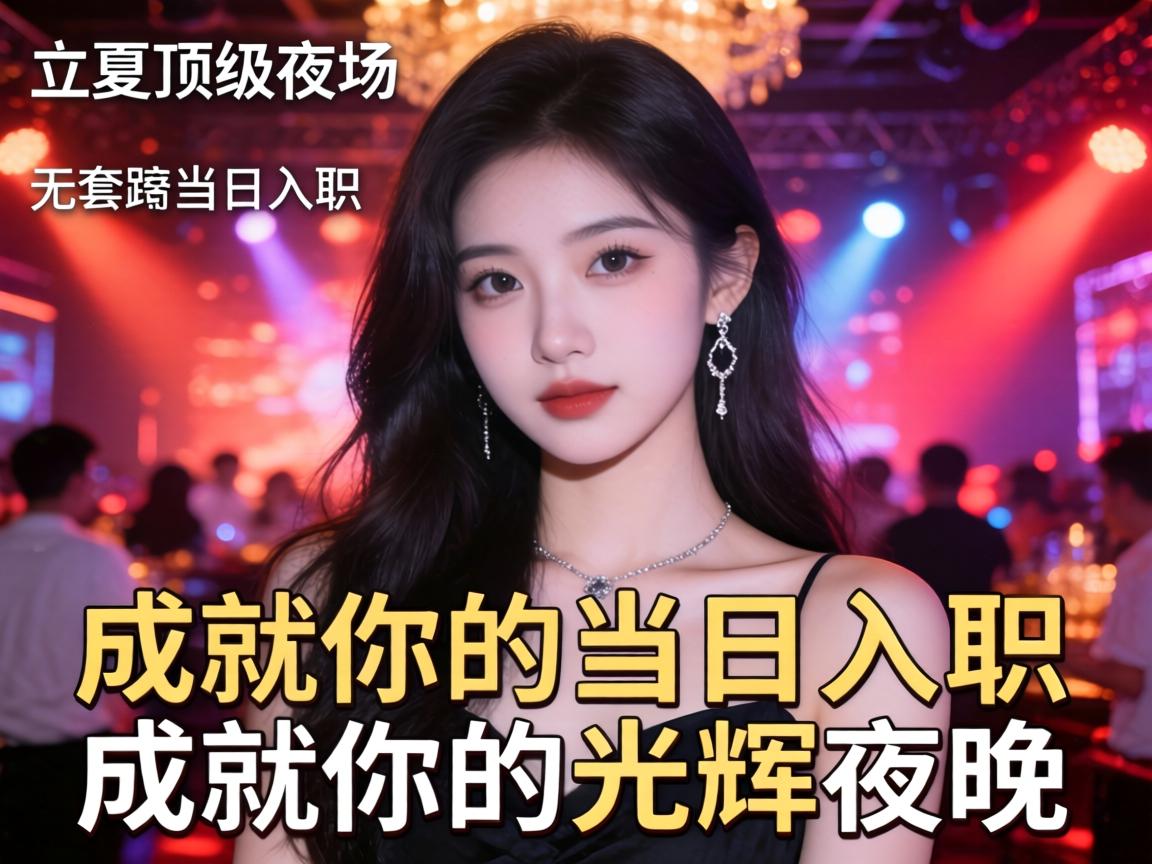 临夏顶级夜场招聘无套路当日入职 成就你的光辉夜晚