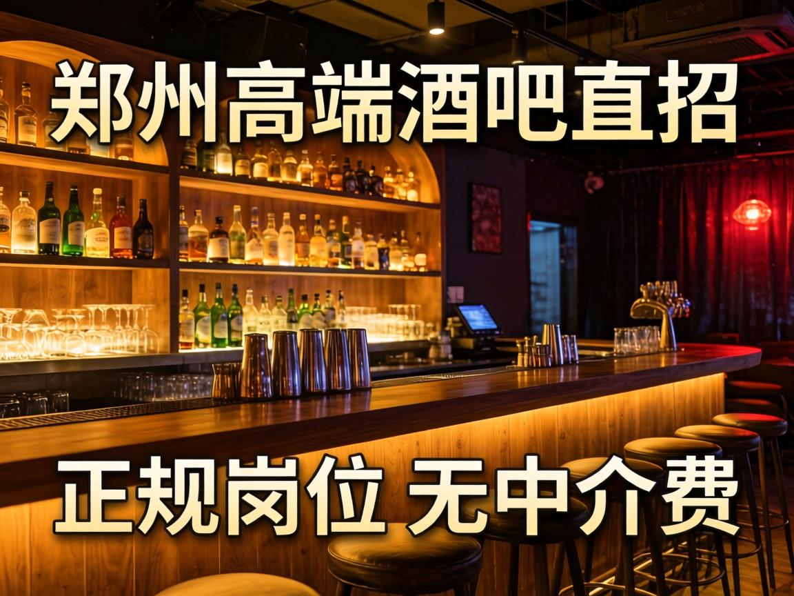 郑州高端酒吧直招正规岗位无中介费